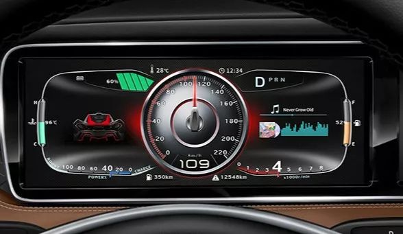 顏值和實力兼備的全液晶儀表